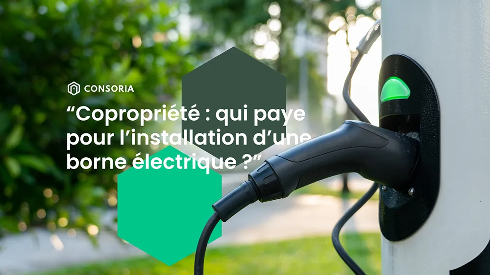 Photo d'une borne de recharge pour voiture électrique dans une copropriété